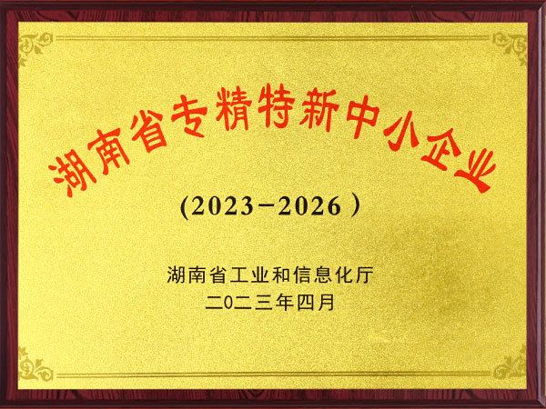 湖南省专精特新中小企业（2023-2026）